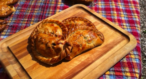 Electric food truck serves pasties