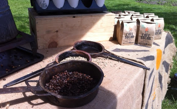 Cafe Solar sold in Toronto is a sustainable retail item made of renewable energy